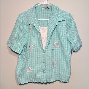 Vintage Koret Embroidered (Y2K Cottagecore)